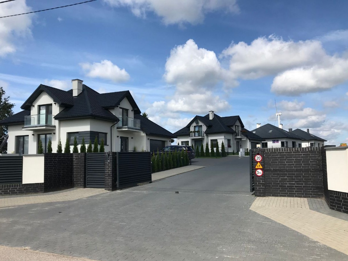 Nowy Dom Osiedle Zamknięte Kraska Łomża, 600 m.kw działki, Dom nr 12