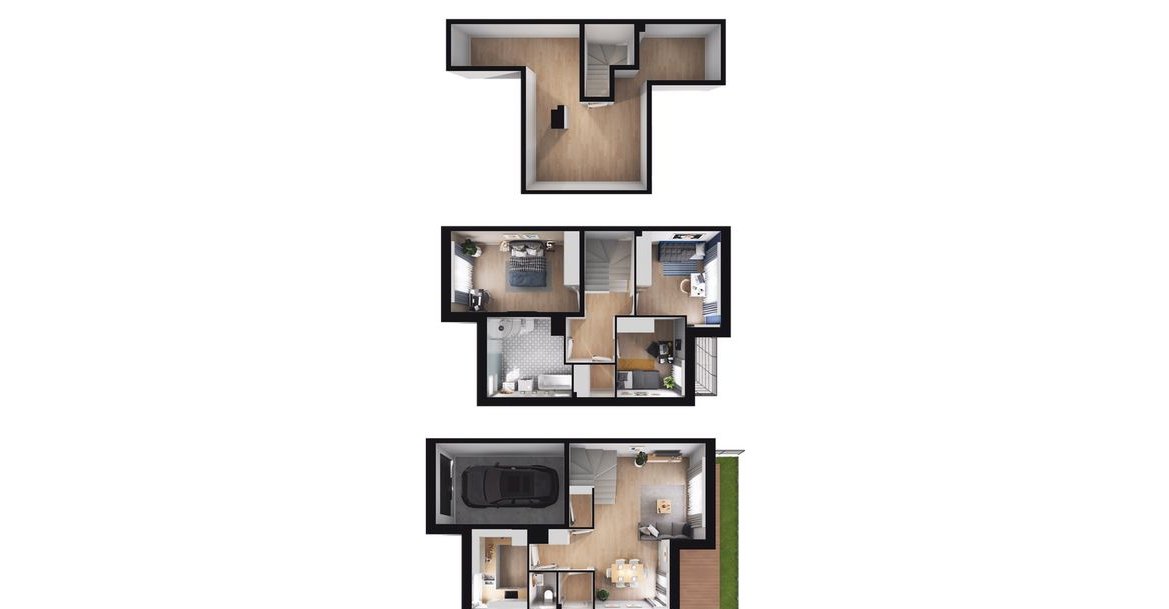 4-pokojowy dom 143m2 + ogródek Bez Pośredników