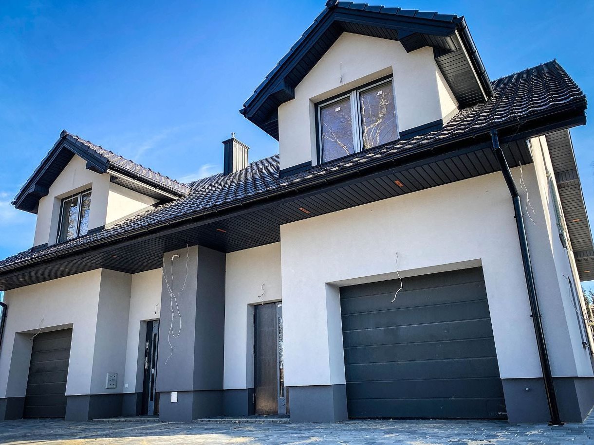 Nowoczesny dom z działką w zabudowie bliźniaczej