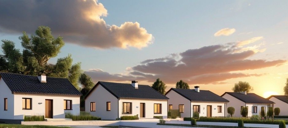 Elgiszewo. Dom w pobliżu jeziora Okonin i Golubia