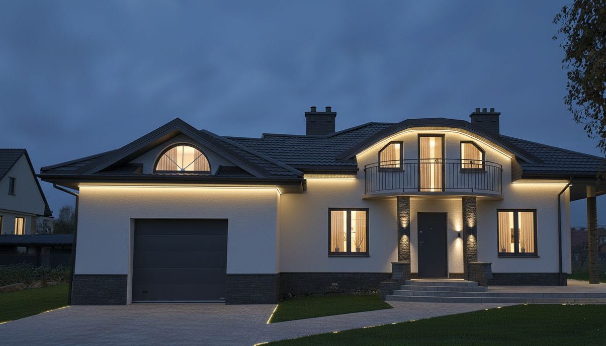 Dom wolnostojący w stanie surowym, działka 2200m