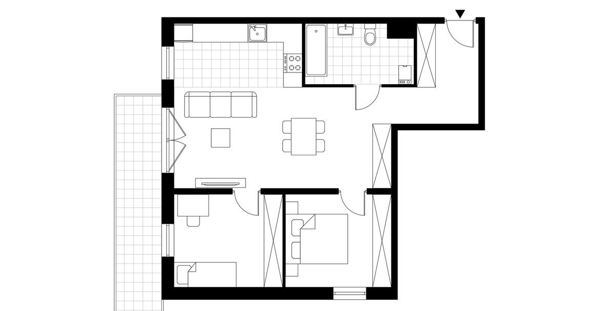 Panorama 3 Stawy | mieszkanie 3-pok. | 1.B5