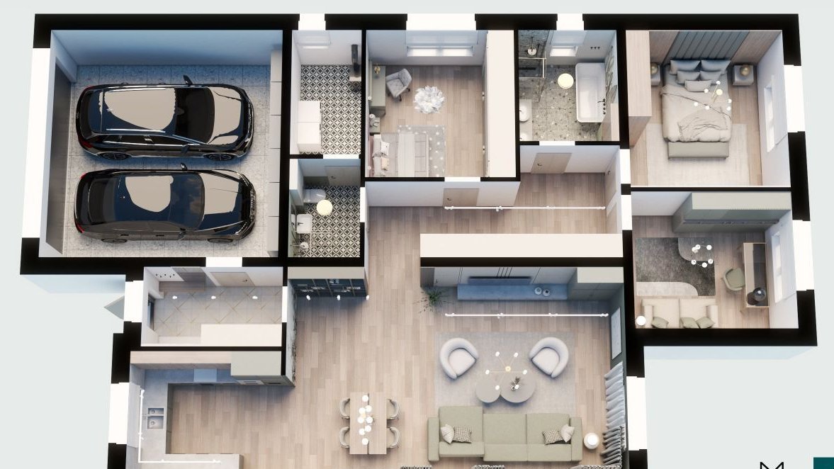 Dom wolnostojący Łochowo 174,38 m2