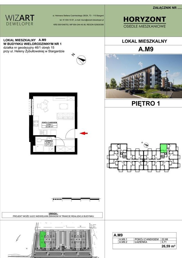 Osiedle Horyzont | etap 1 | mieszkanie A_M9