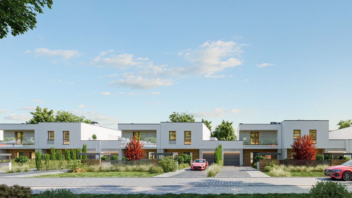 Nowoczesny dom z przestronnym salonem 60m2