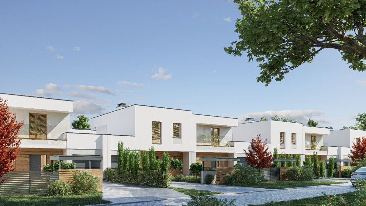 Nowoczesny dom z przestronnym salonem 60m2