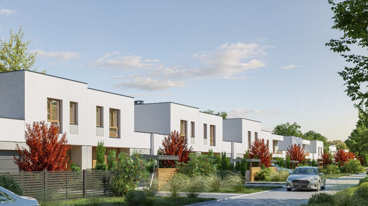 Nowoczesny dom z przestronnym salonem 60m2