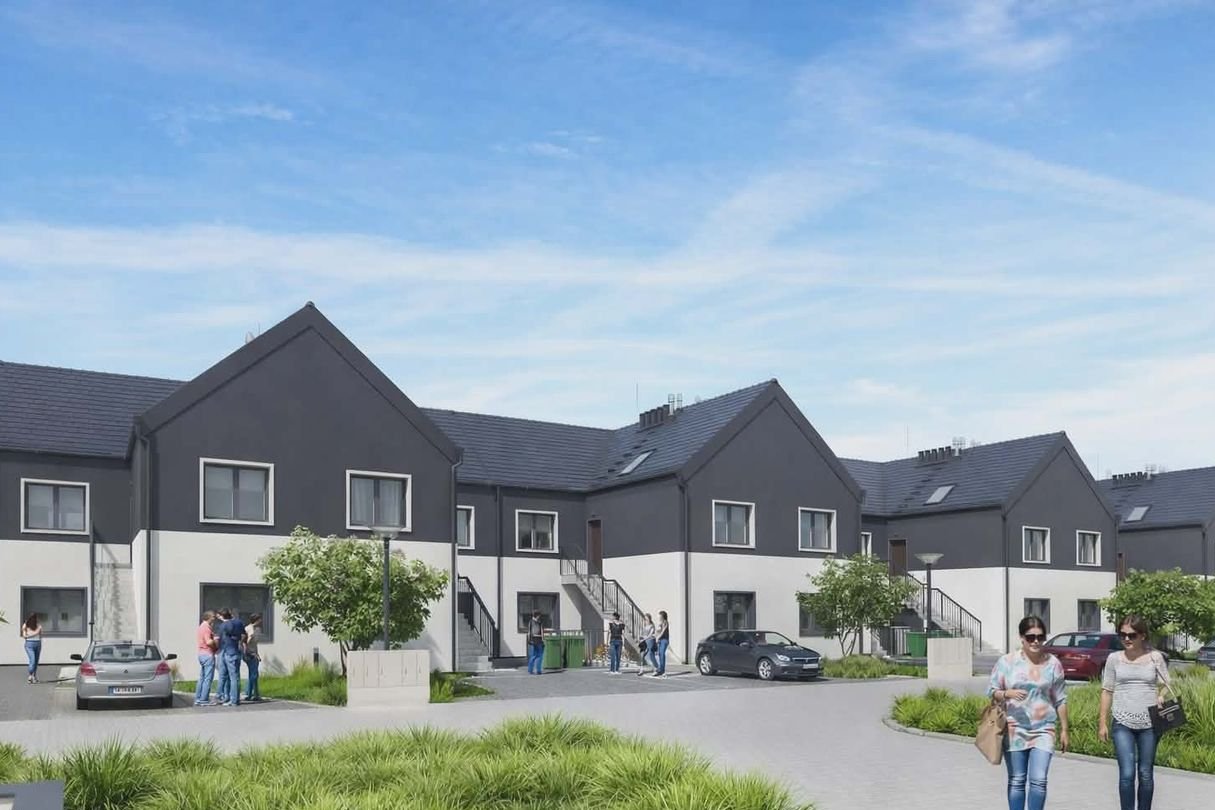 Dwupoziomowe 70m² + 41m²strych (111m² ) +balkon+m.parking-KAMERALNE