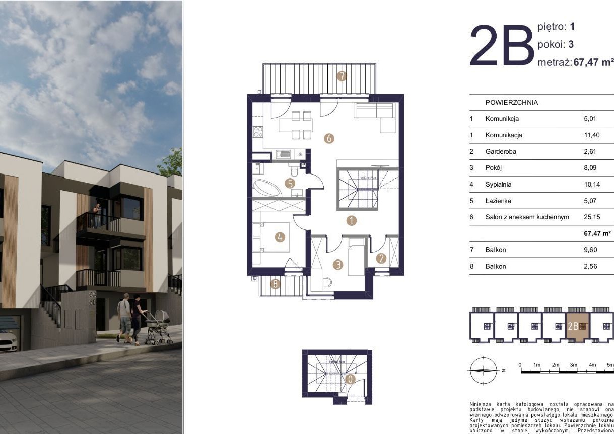 3 miejsca postojowe w cenie !