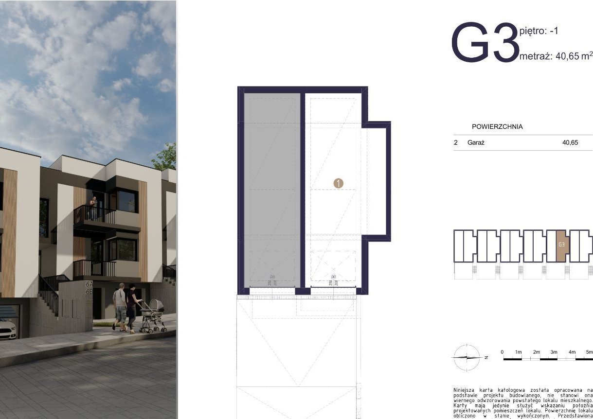 3 miejsca postojowe w cenie !