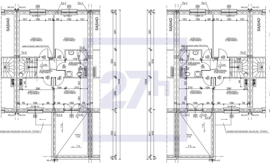 ▶5 Pokoi ✔Garaż ✔Taras ✔Gładzie ✔Schody✔Światłowód