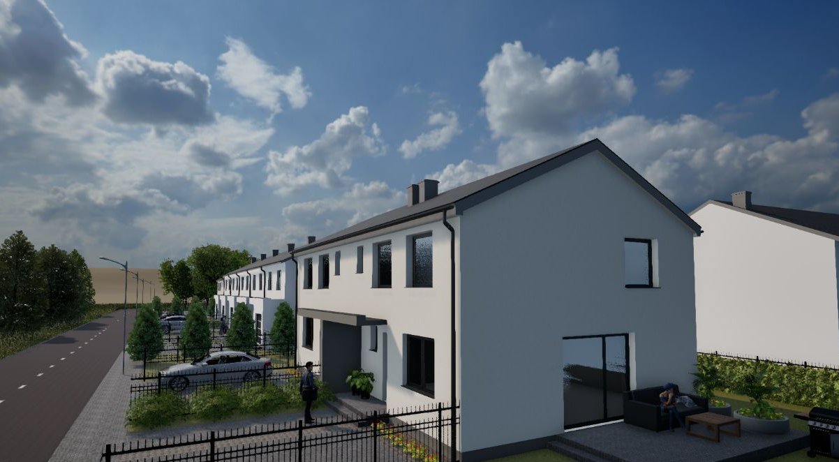 Osiedle Sportowe -nowe domki 98m2 z własną działką