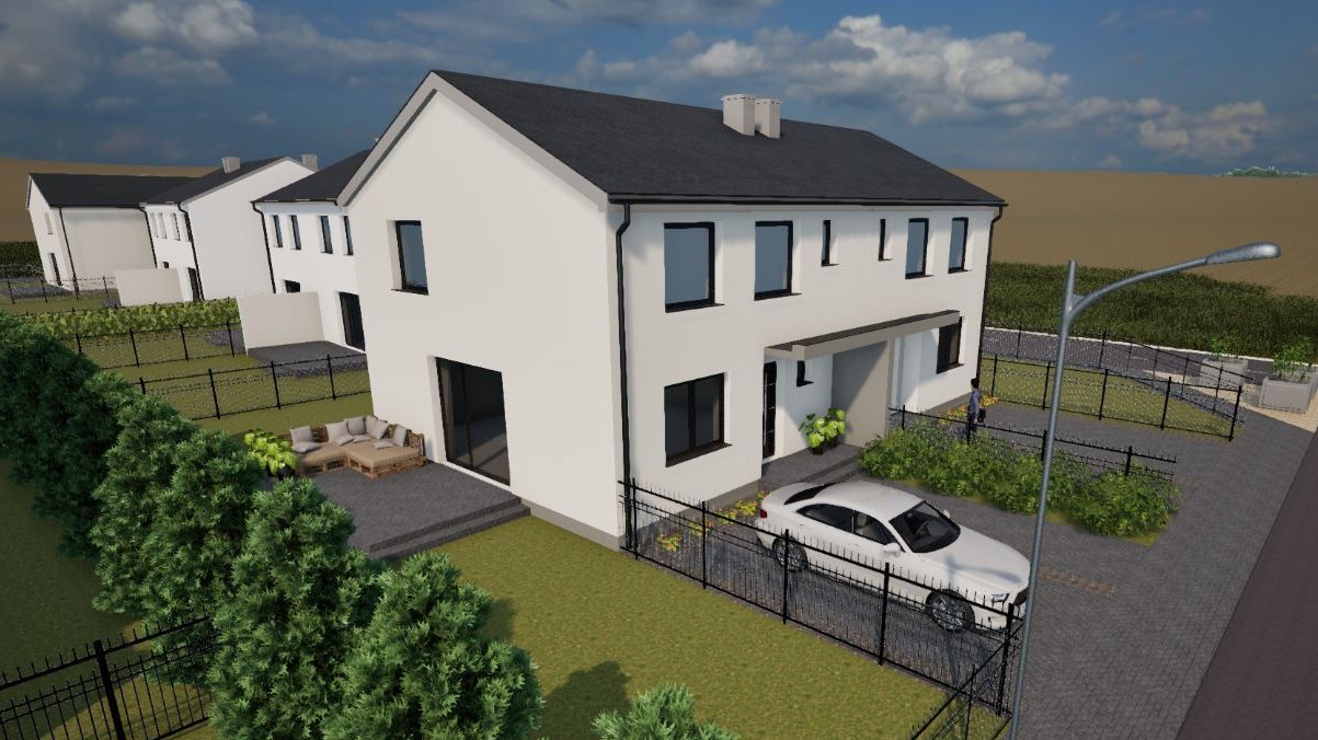 Osiedle Sportowe -nowe domki 98m2 z własną działką