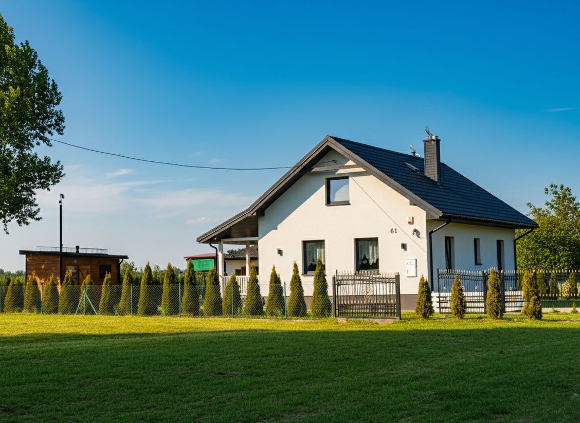 Dom 140m2 na działce 6000 m2 – gotowy do zamieszkania!