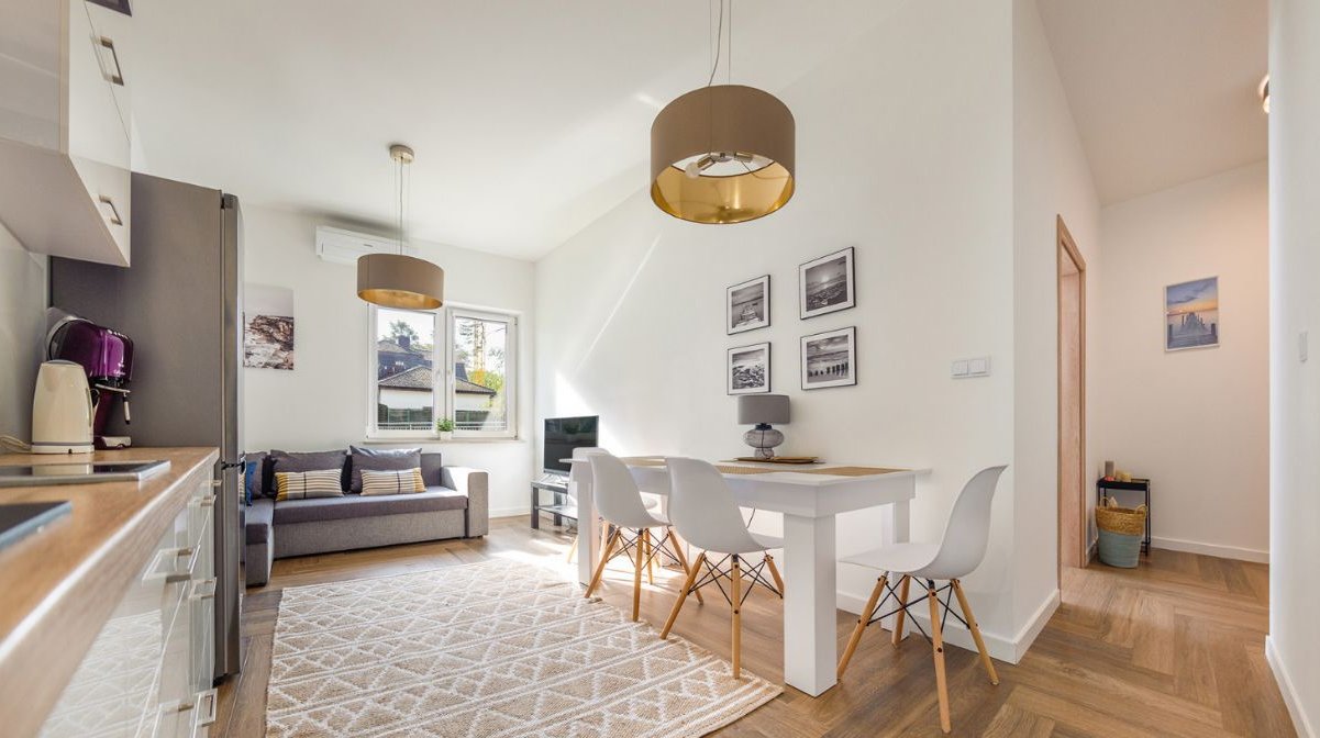 Przytulny apartament w pierwszej linii brzegowej