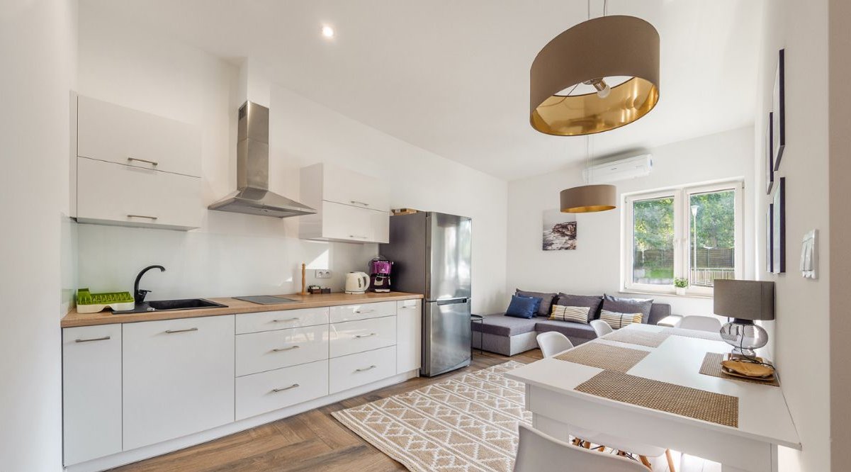 Przytulny apartament w pierwszej linii brzegowej