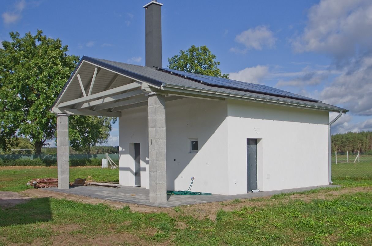 Komarowo nowy dom na działce 2440 m