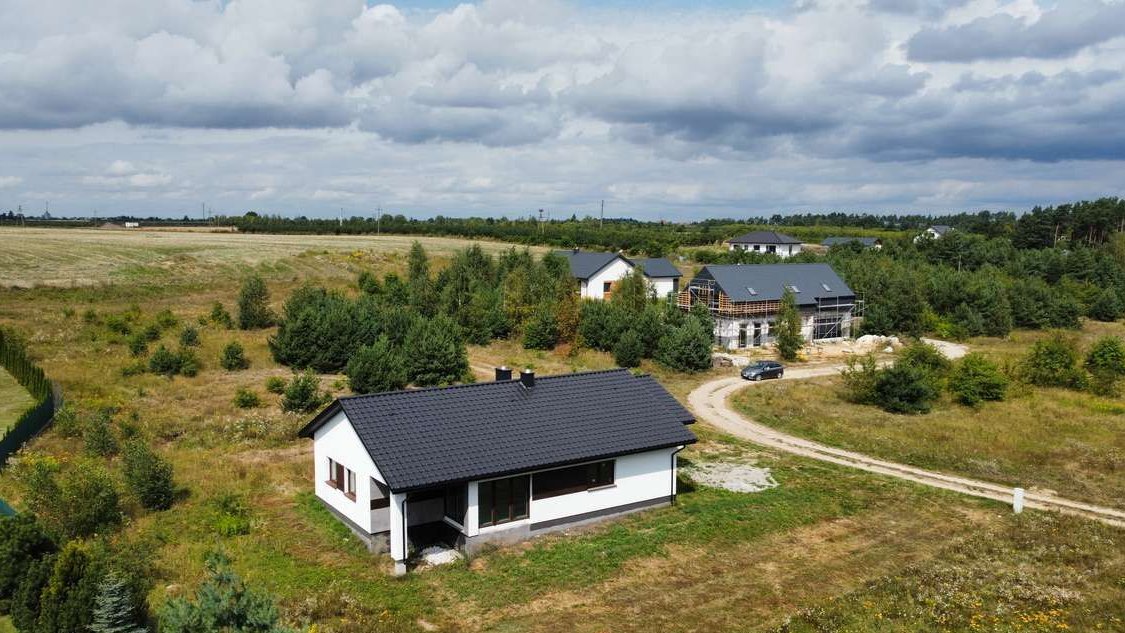 Dom z garażem, Tryszczyn, 15 min od Bydgoszczy, stan surowy zamknięty