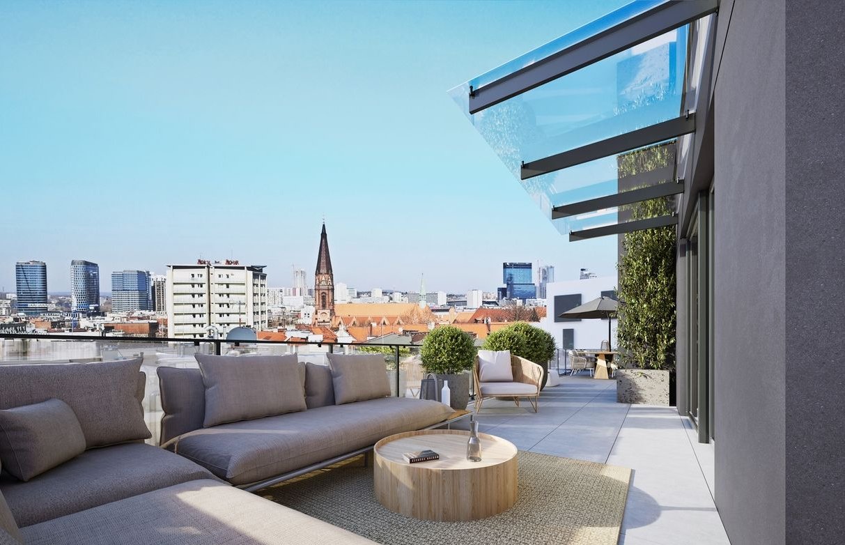 penthouse premium | taras | Park Kościuszki
