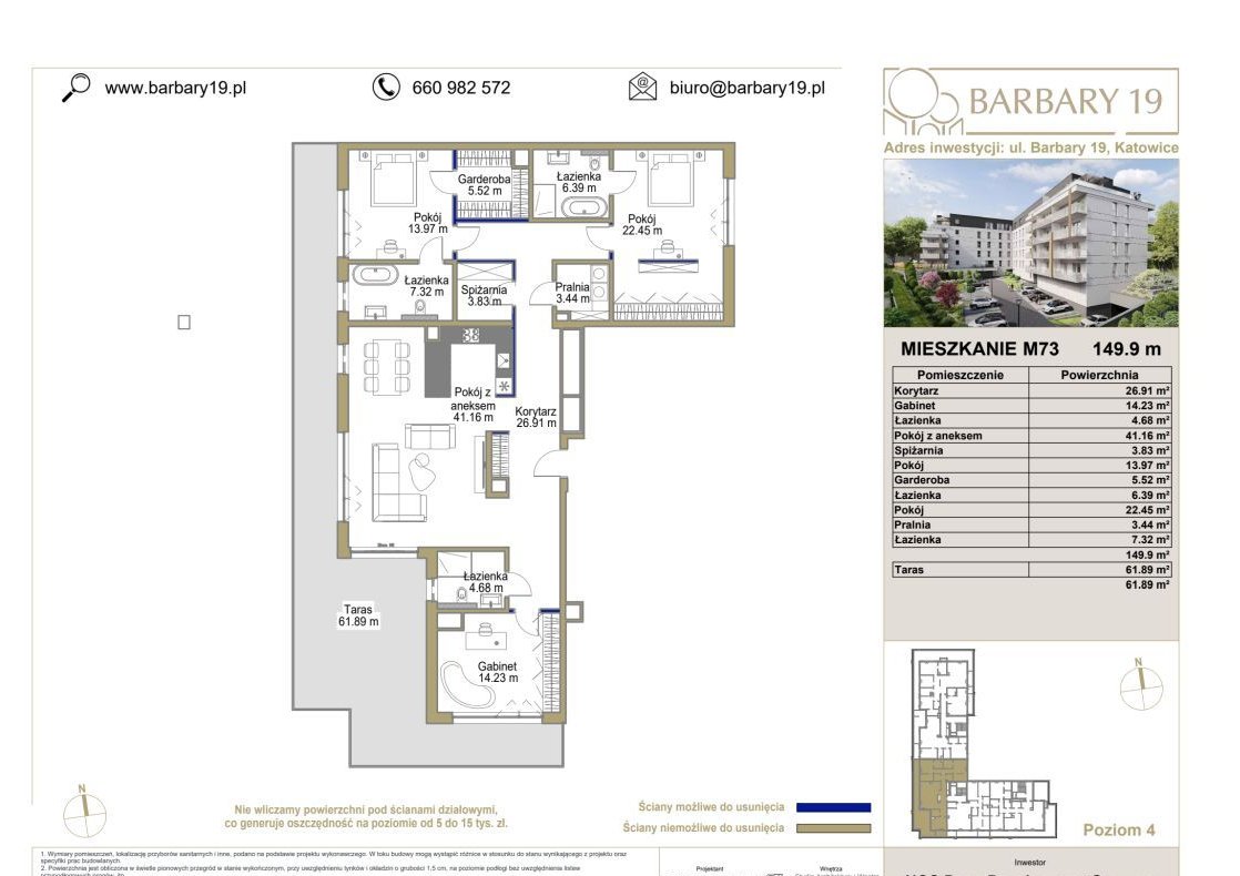 penthouse premium | taras | Park Kościuszki