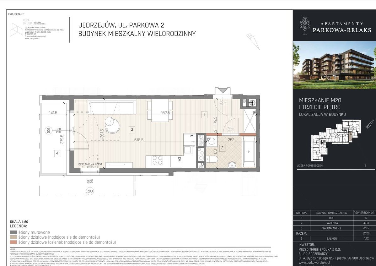Parkowa-Relaks | mieszkanie 1-pok. | M20_KL2_04