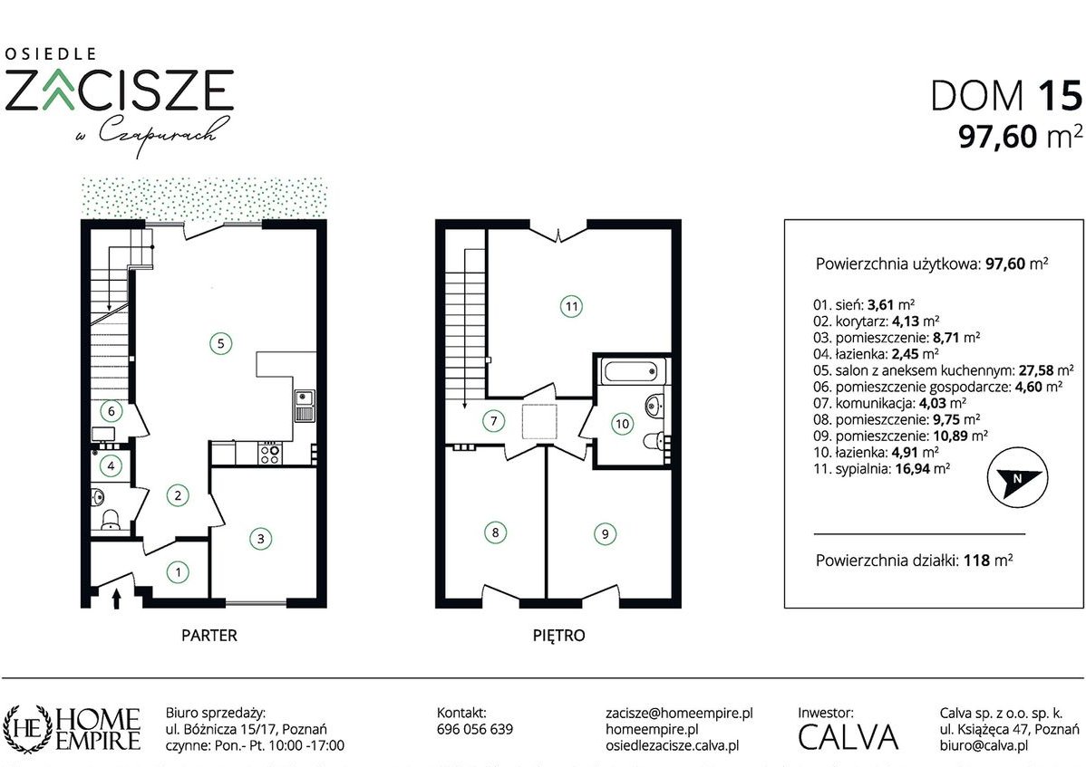 Cena promocyjna! Dom 97.60 mkw z ogrodem! Czapury