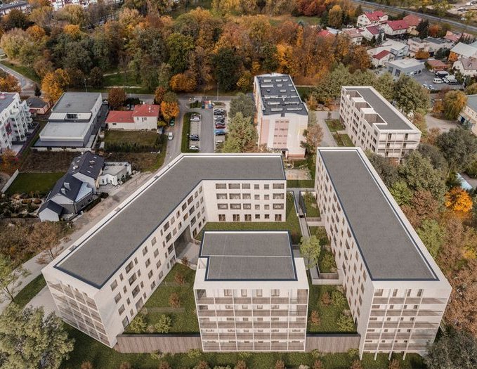 Osiedle Parkowe Słowiańska- 60m2 z 2 ogrodami - H1