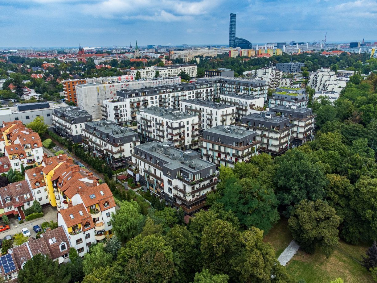 Apartament z widokiem na Park Wrocław Krzyki Borek