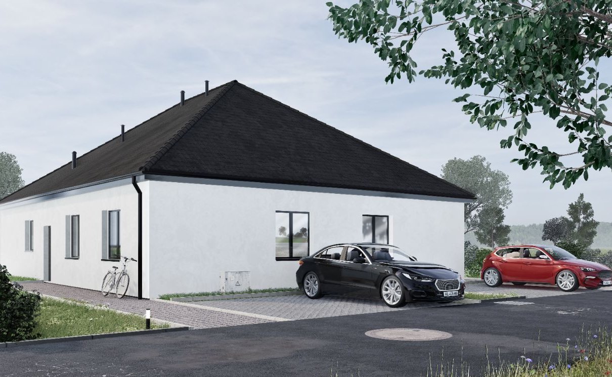 Dom w zabudowie bliźniaczej 89m2 na dużej działce