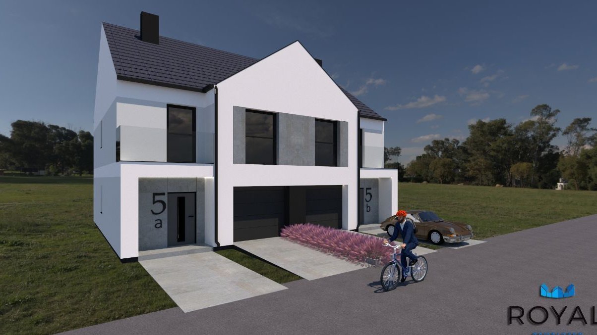 Dom w zabudowie bliźniaczej - 4 sypialnie