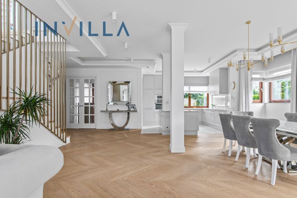 Dom z basenem Wilanow zamknięte osiedle