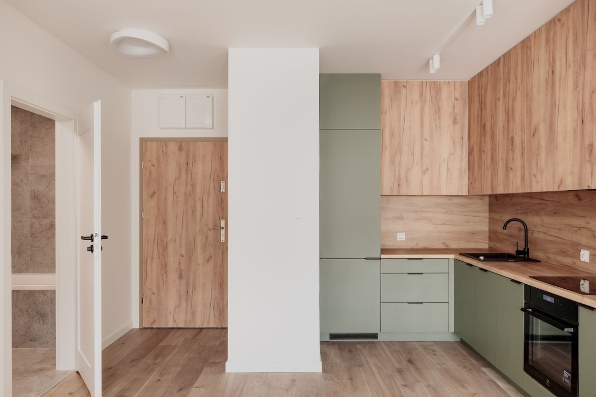 46,35m² z wykończoną łazienką i kuchnią + miejsce postojowe