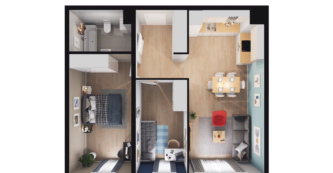 2-pokojowe mieszkanie 57m2 Bez Pośredników