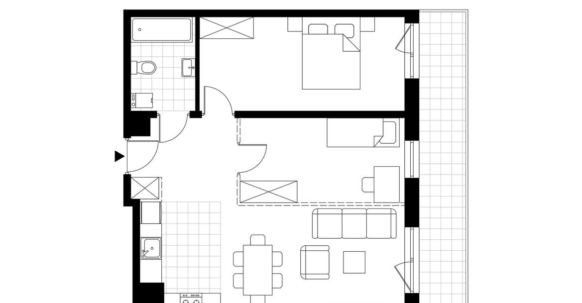 3-pokojowe mieszkanie 57m2 + balkon Bez Prowizji