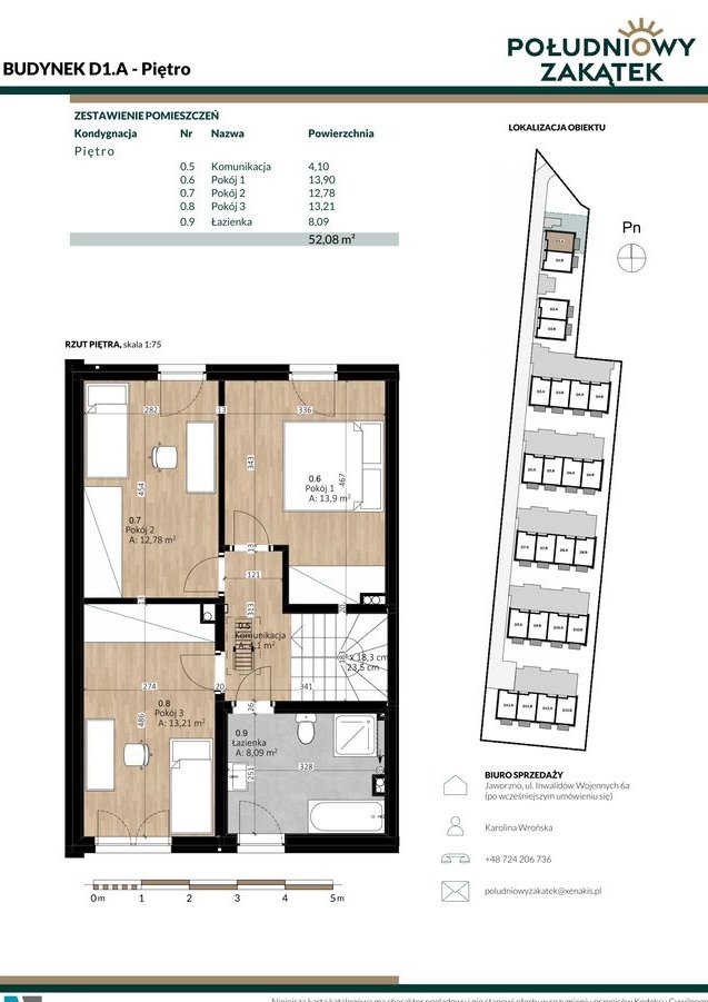 Południowy Zakątek | dom 4-pok. | D1.A