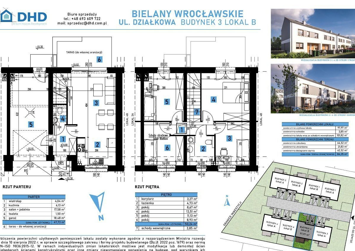 Domy w Bielanach Wrocławskich - segment 3B