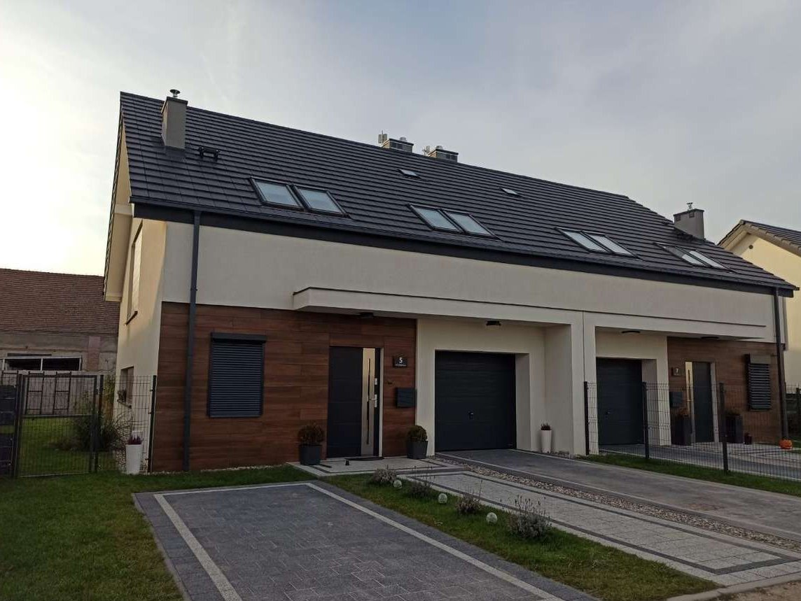 Dom w zabudowie bliżniaczej "Osiedle Malinowe II"