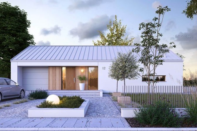 Dom typu stodoła w Deszcznie rok budowy 2024 (SSZ+)