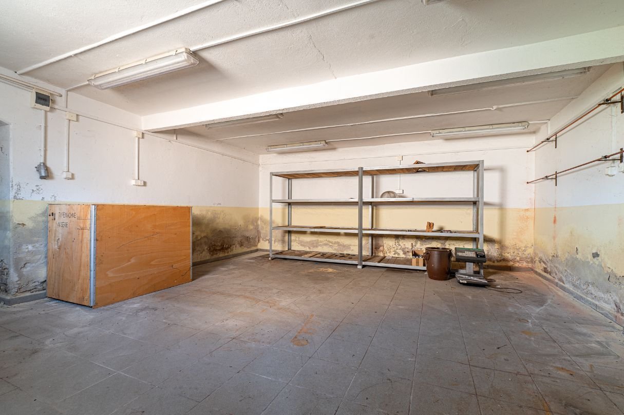 Dom z dużym zapleczem przemysłowo-gospodarczym.