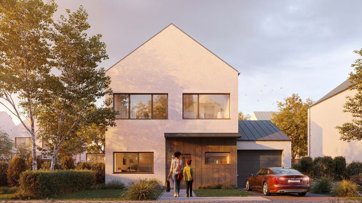 Nowy dom WOLNOSTOJĄCY garaż + działka 500 m2