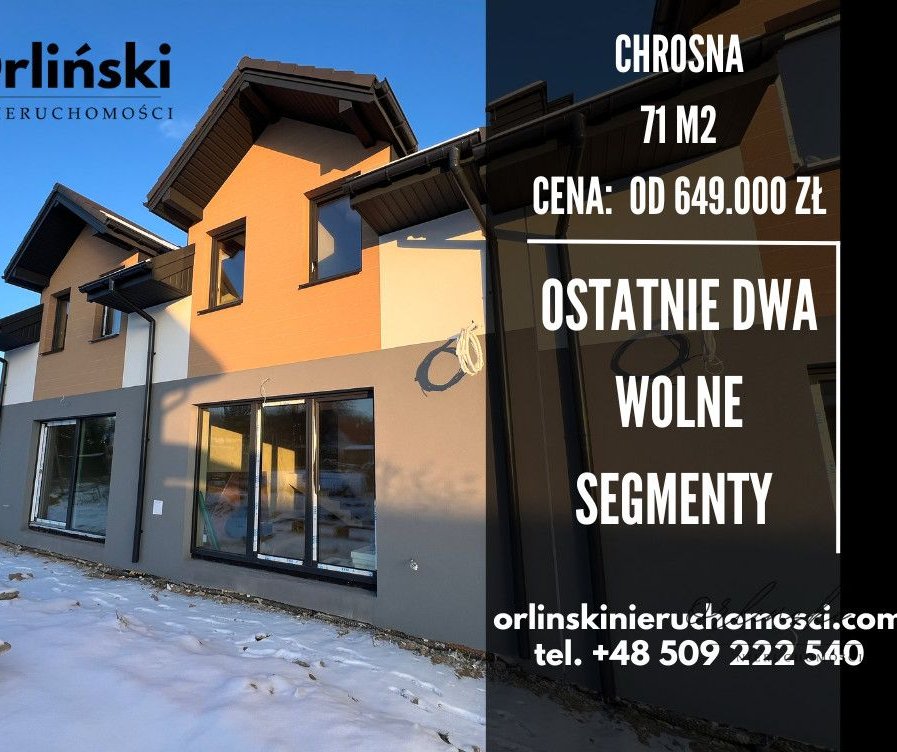 Inwestycja na ukończeniu. Ostatnie 2 segmenty.