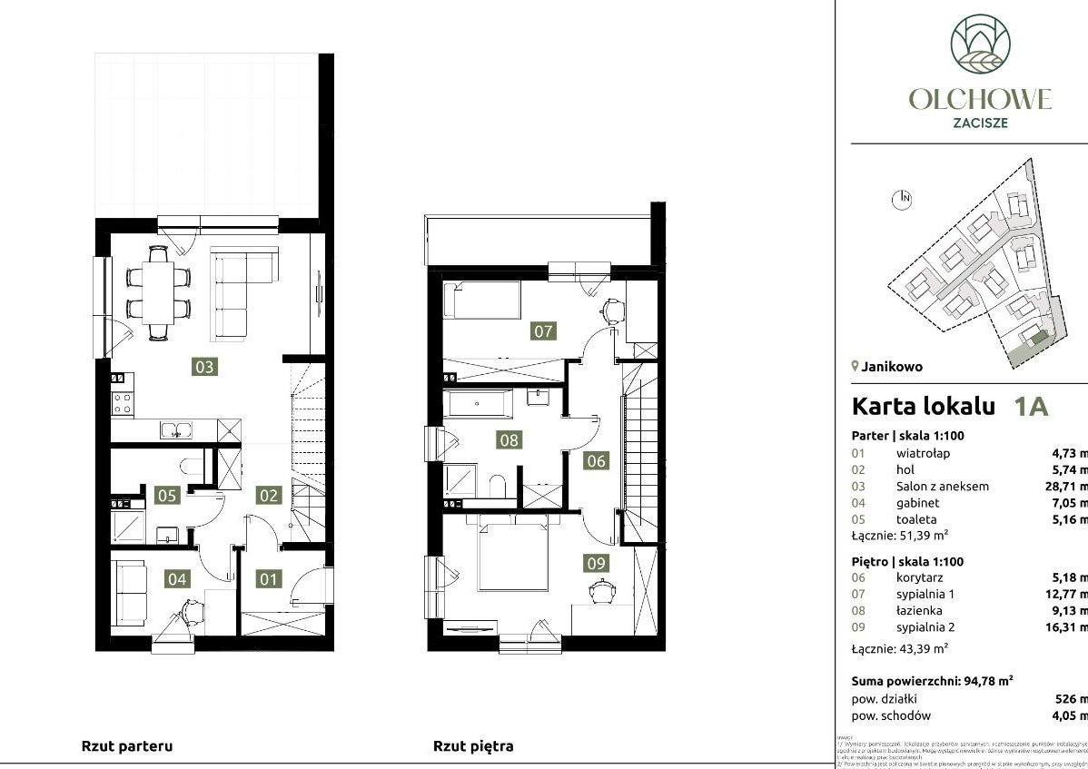 Olchowe Zacisze, osiedle premium, duży ogród!