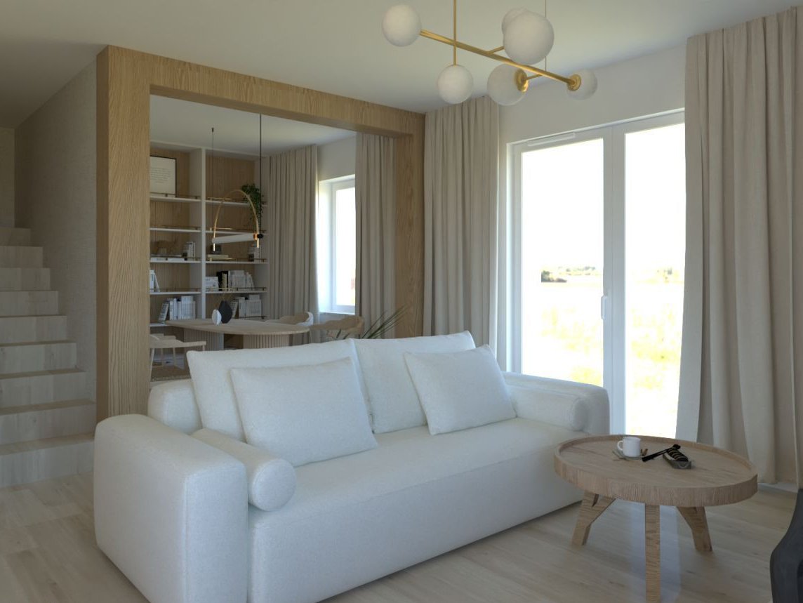 Dom na Kaszubach, 197m2, koło Stężycy, piwnica