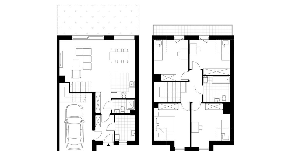 5-pokojowy dom 125m2 + ogródek Bezpośrednio