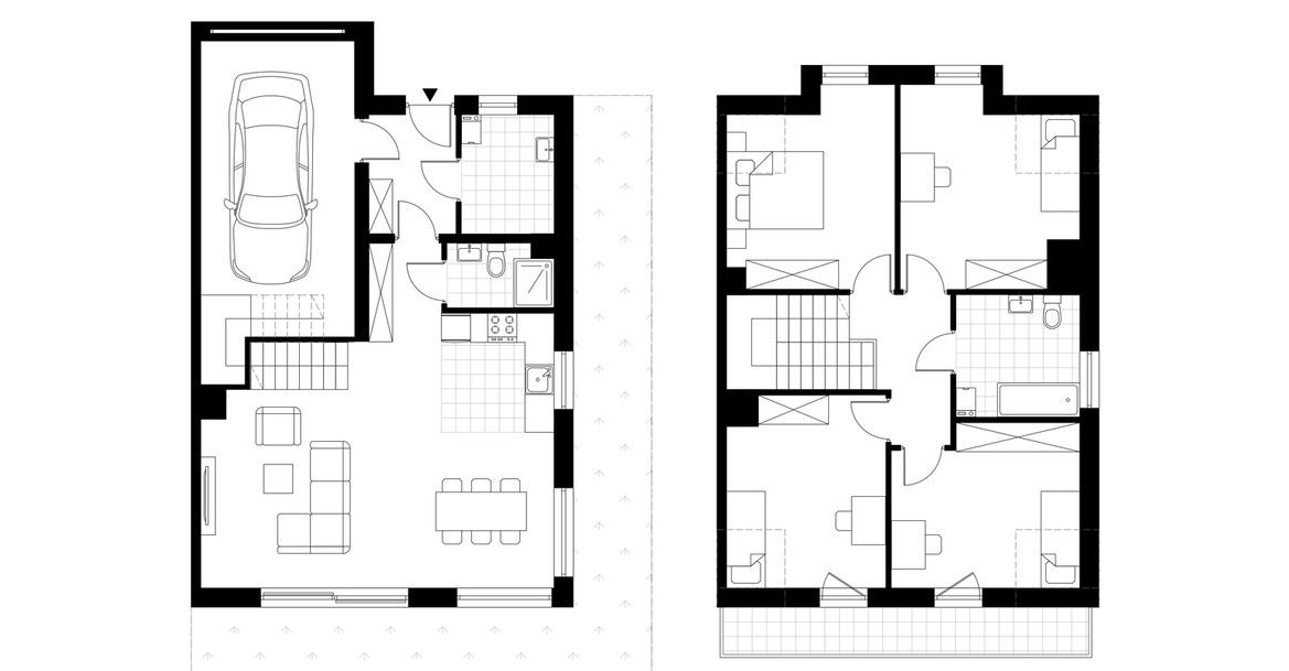 5-pokojowy dom 125m2 + ogródek Bezpośrednio