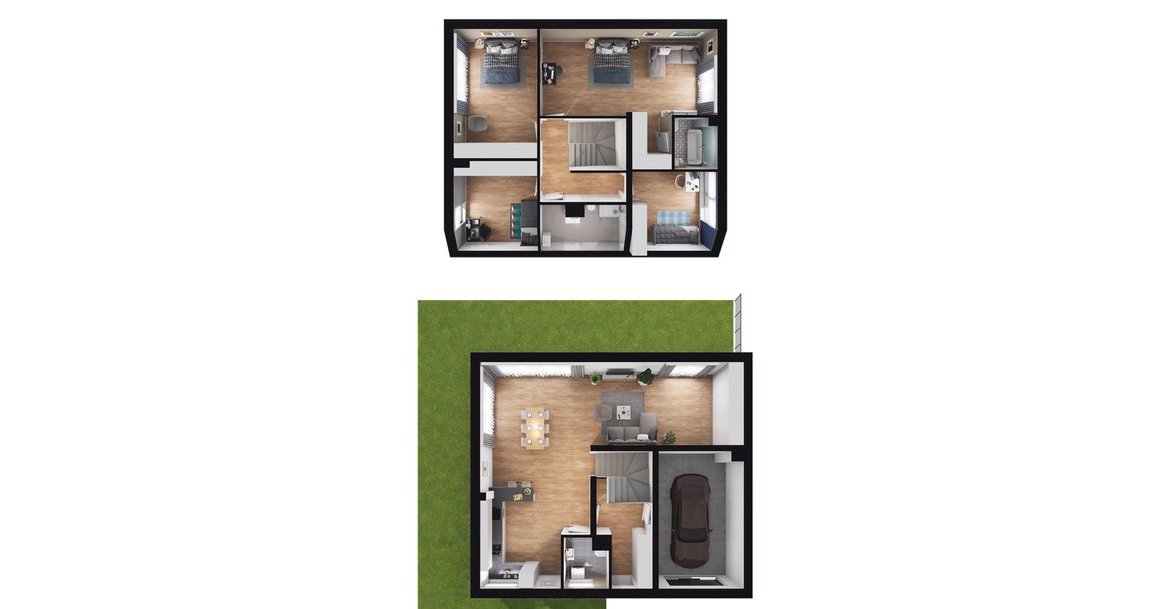 5-pokojowy dom 171m2 + ogródek Bezpośrednio
