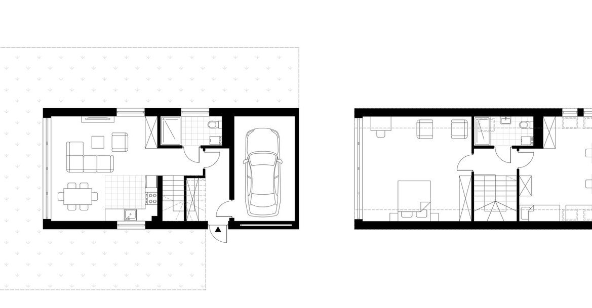 3-pokojowy dom 107m2 + ogródek Bezpośrednio