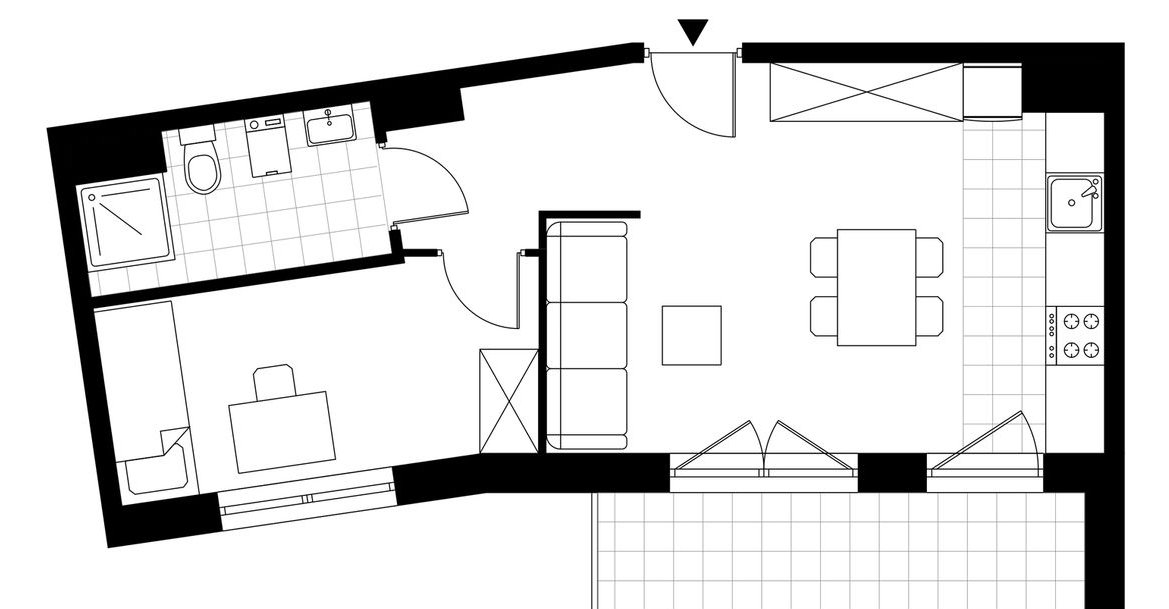 2-pokojowe mieszkanie 37m2 + balkon Bez Prowizji
