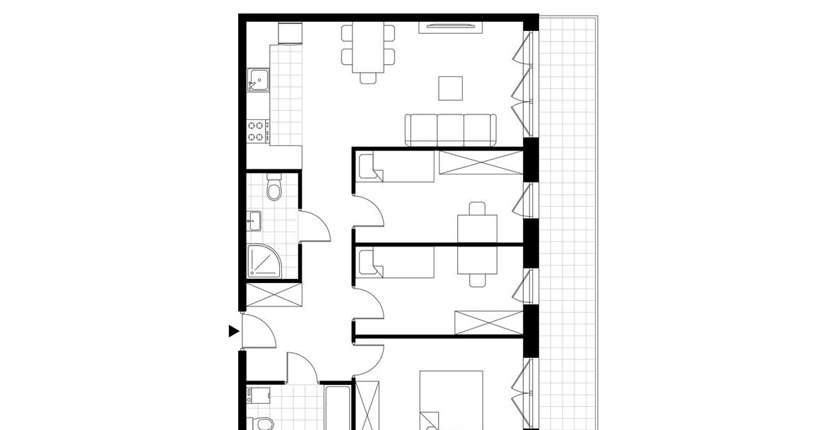 4-pokojowe mieszkanie 73m2 + balkon