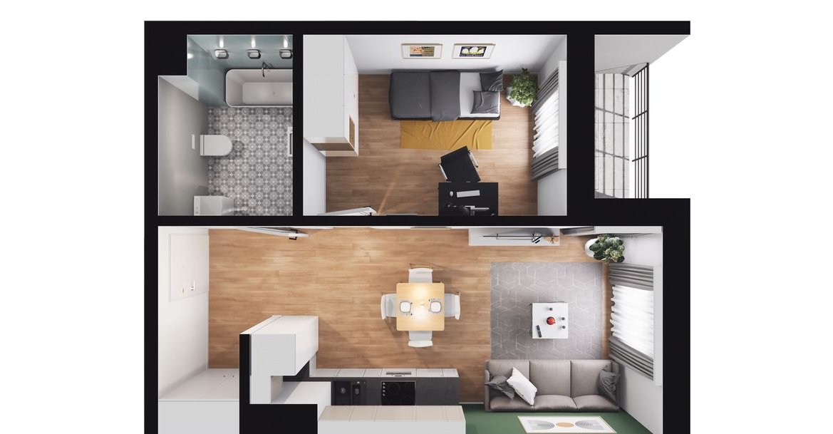 Piasta Towers| mieszkanie 2-pok.| 86A_19 kredyt 2%